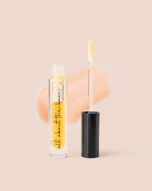 Lip Oil - Aab product foto s swatch lip oil peach 0x640 - Lip Oil Peach
